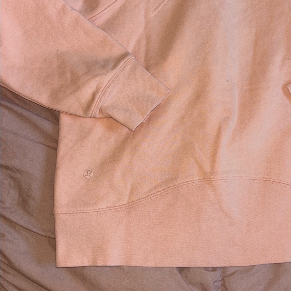 Lululemon Lonugeful Hoodie in Peach Satin - Picture 7 of 8